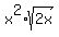 x%5E2%2Asqrt%282x%29