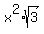 x%5E2%2Asqrt%283%29