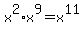 x%5E2%2Ax%5E9=x%5E11