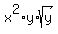 x%5E2%2Ay%2Asqrt%28y%29