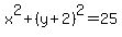 x%5E2%2B%28y%2B2%29%5E2=25