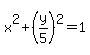 x%5E2%2B%28y%2F5%29%5E2=1