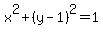 x%5E2%2B%28y-1%29%5E2=1