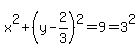 x%5E2%2B%28y-2%2F3%29%5E2=9=3%5E2