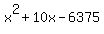 x%5E2%2B10x-6375
