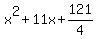 x%5E2%2B11x%2B121%2F4