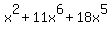 x%5E2%2B11x%5E6%2B18x%5E5