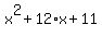 x%5E2%2B12%2Ax%2B11