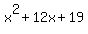 x%5E2%2B12x%2B19