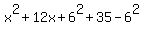 x%5E2%2B12x%2B6%5E2%2B35-6%5E2