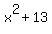 x%5E2%2B13