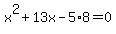 x%5E2%2B13x-5%2A8=0
