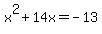 x%5E2%2B14x=-13