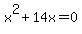 x%5E2%2B14x+=+0