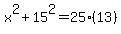 x%5E2%2B15%5E2=25%2A%2813%29