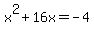 x%5E2%2B16x=-4