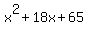 x%5E2%2B18x%2B65
