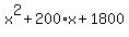 x%5E2%2B200%2Ax%2B1800