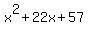x%5E2%2B22x%2B57