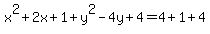 x%5E2%2B2x%2B1%2By%5E2-4y%2B4=4%2B1%2B4