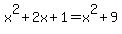x%5E2%2B2x%2B1=x%5E2%2B9