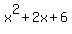 x%5E2%2B2x%2B6