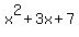x%5E2%2B3x%2B7