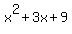 x%5E2%2B3x%2B9