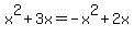 x%5E2%2B3x=-x%5E2%2B2x