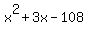 x%5E2%2B3x-108