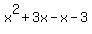 x%5E2%2B3x-x-3%29