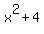 x%5E2%2B4