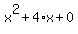 x%5E2%2B4%2Ax%2B0