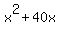 x%5E2%2B40x