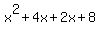 x%5E2%2B4x%2B2x%2B8
