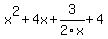 x%5E2%2B4x%2B3%2F2x%2B4