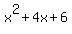 x%5E2%2B4x%2B6