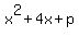 x%5E2%2B4x%2Bp