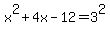 x%5E2%2B4x-12=3%5E2