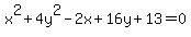 x%5E2%2B4y%5E2-2x%2B16y%2B13=0