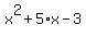x%5E2%2B5%2Ax-3