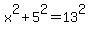 x%5E2%2B5%5E2=13%5E2