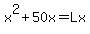 \"x%5E2%2B50x=Lx\"