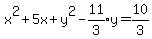 x%5E2%2B5x%2By%5E2-expr%2811%2F3%29y=10%2F3