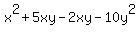 x%5E2%2B5xy-2xy-10y%5E2