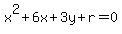 x%5E2%2B6x%2B3y%2Br=0