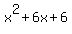 x%5E2%2B6x%2B6