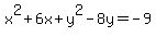 x%5E2%2B6x%2By%5E2-8y=-9