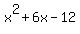 x%5E2%2B6x-12