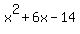 x%5E2%2B6x-14
